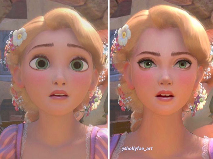 Artist Recreates Disney Princesses To Show What They D Look Like With More Realistic Proportions