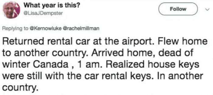 Keys are kind of meant to be in the same country as the house.
