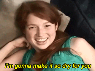 Going to change a tampon and it's dry