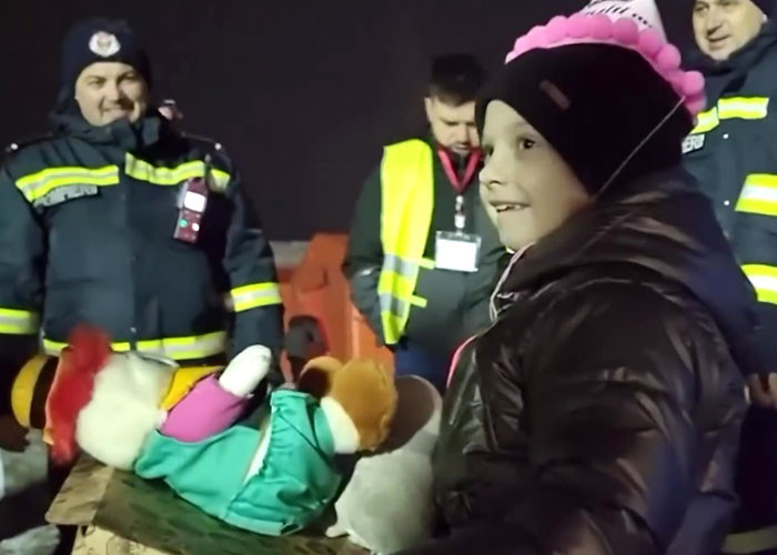 The pure joy in her eyes is such a lovely sight.