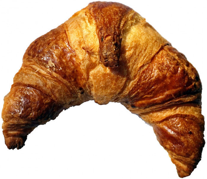 The only mystery in it was the fact that how did this croissant get up there. However, it could not be found out. 