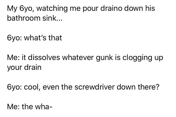 If it fits, it goes down the drain.