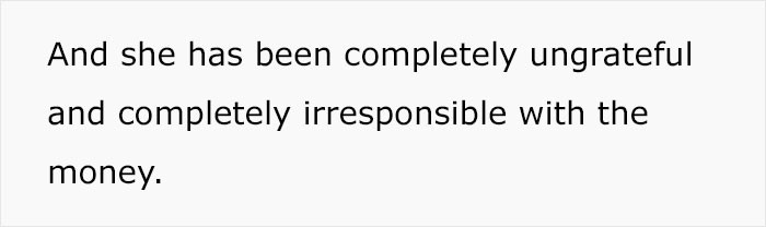 However, her younger sister doesn't seem to realize or care about the value of that