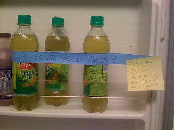 8. It's on me Dave, don't mention it