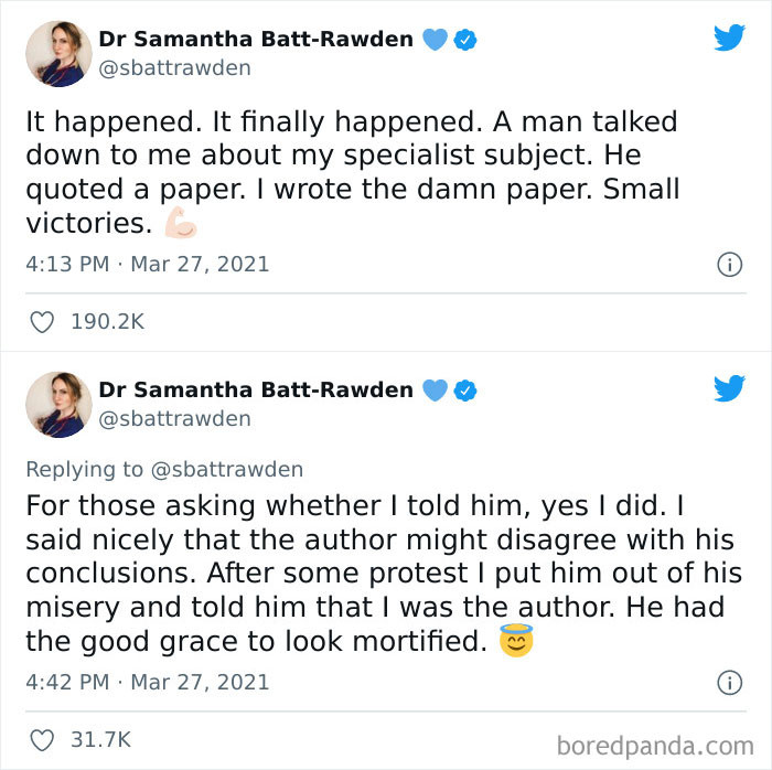 7. The Good Grace to Look Mortified