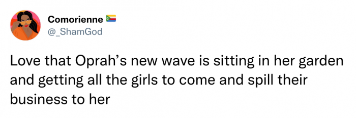 #18 Oprah is goals.