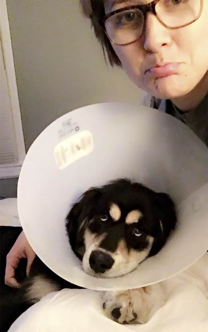 He is sad, so mommy is sad.