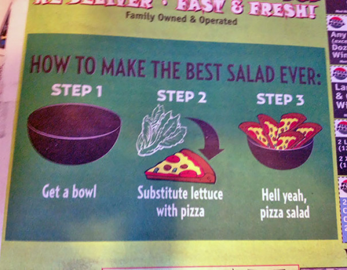 #26 Pizza Salad