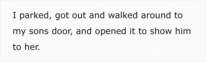 And then the husband appears with a 'surprise.'