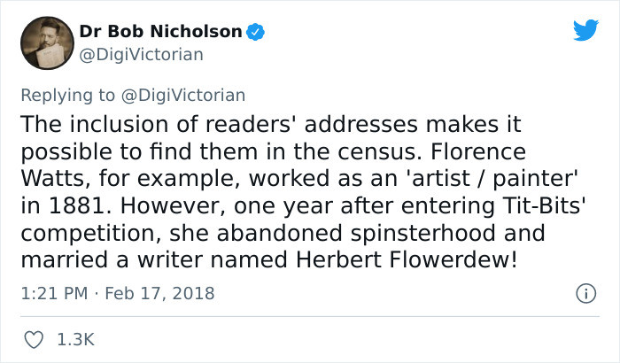 The addition of the addresses helps find more information on the self-proclaimed spinsters.