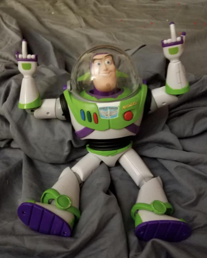 "Bad Attitude Buzz Lightyear" .