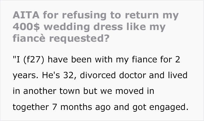 The bride-to-be is asking if she did something wrong, despite her fiancé referring to her as childish and irresponsible.