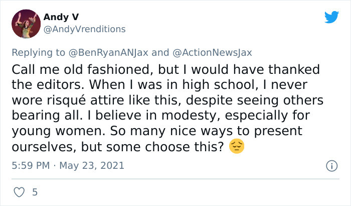 Opinions like this were met with a lot of criticism.