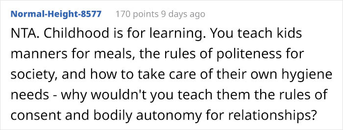 Childhood is for learning.