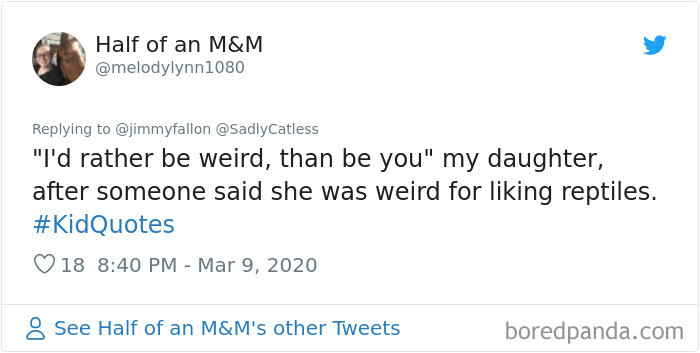 2. Best comeback ever.