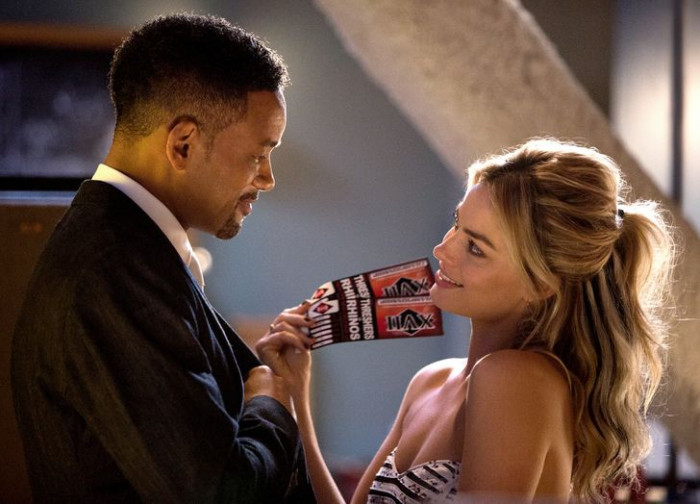 6. Margot Robbie (24 Years Old) and Will Smith (46 Years Old) in 