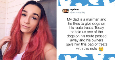 Mailman Who Gives Treats to Dogs on His Route Receives Heartbreaking Note From Owners of Four-Legged Buddy