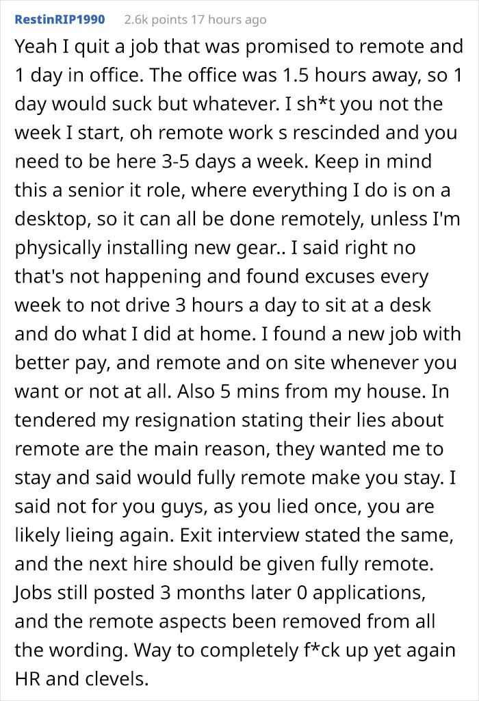 #13 Why stick with liars when there are honest and better employers?