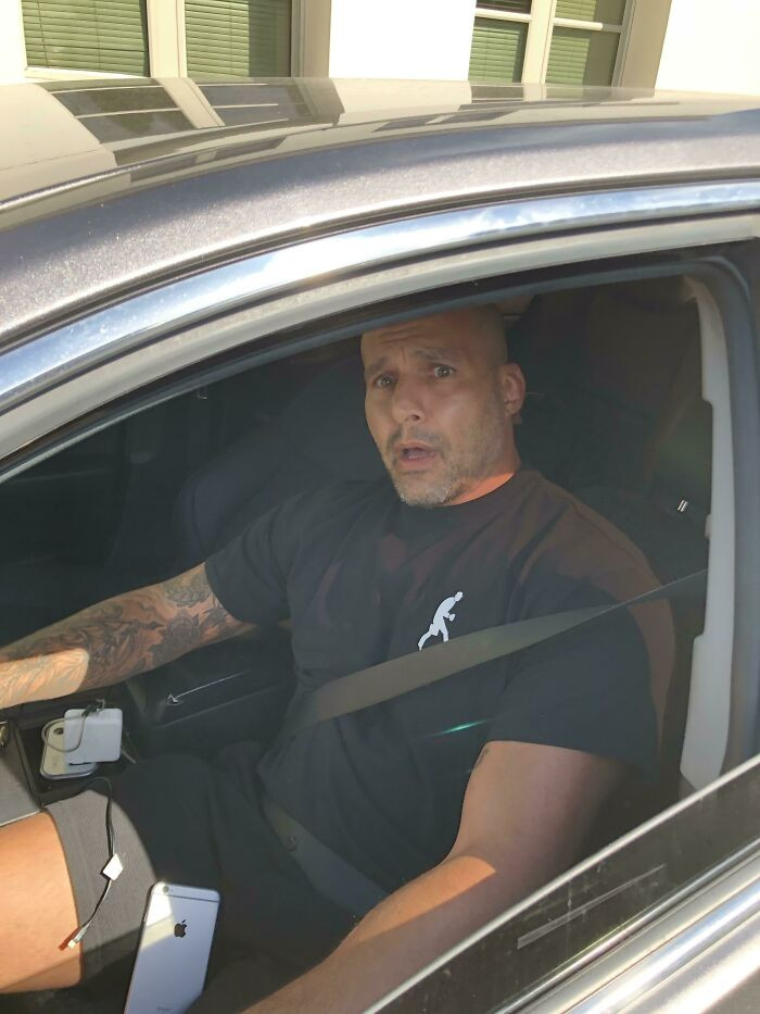 48. A picture of a paparazzo Ashton Kutcher took.