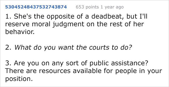 This person wanted to suggest a solution: