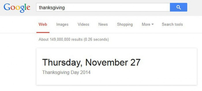 2. Google can provide information about festivities