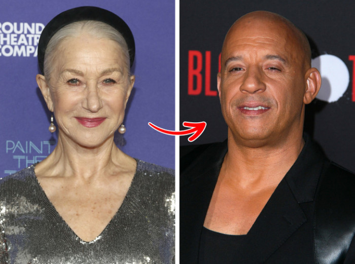 1. Helen Mirren's secret crush: Vin Diesel