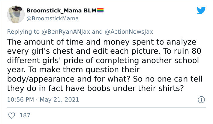 No reason to ruin someone's yearbook.