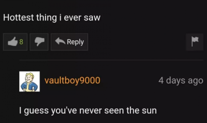 18. Do not look directly at it!