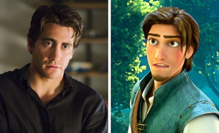 Jake Gyllenhaal & Flynn Rider from 'Tangled'