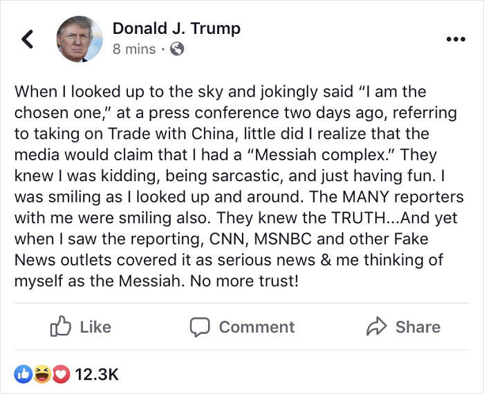 27. He just said that; he didn't mean it.