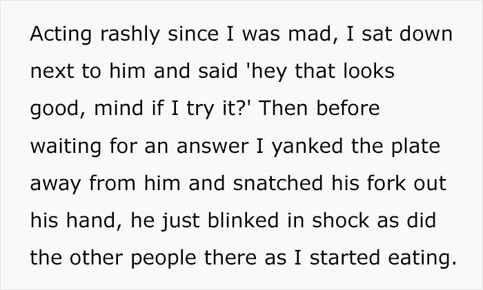 She took back what was rightfully hers.