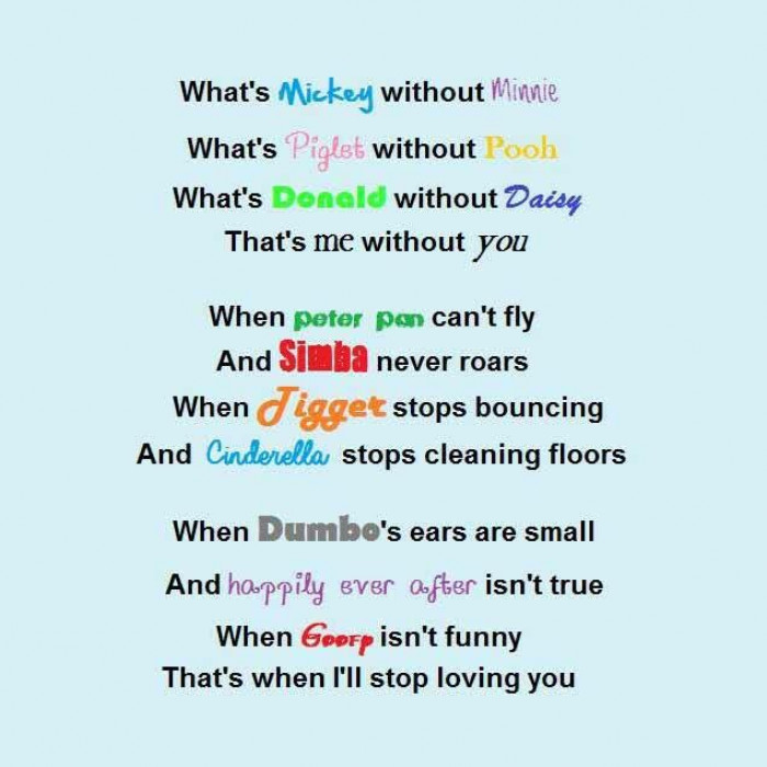 Thank you, Disney, for everything <3