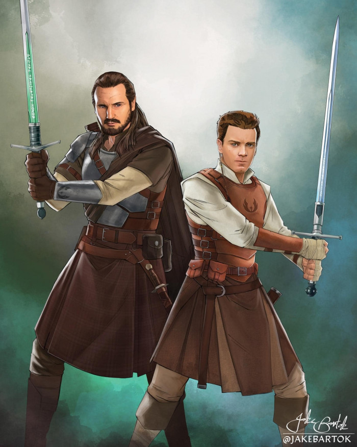 3. Qui-Gon Jinn and Obi-Wan Kenobi