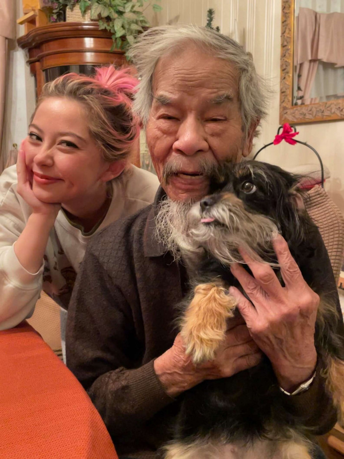 Not only are Quon and Lily naturally adorable together, but the neighbors have begun to look for the pair on their walks because they can see how cute and loving they are.