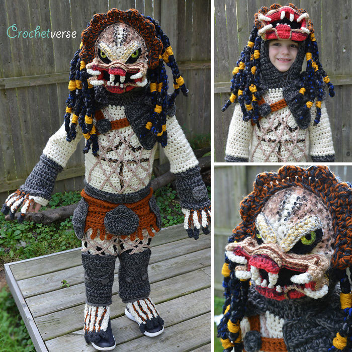 11. Crochet Predator Costume