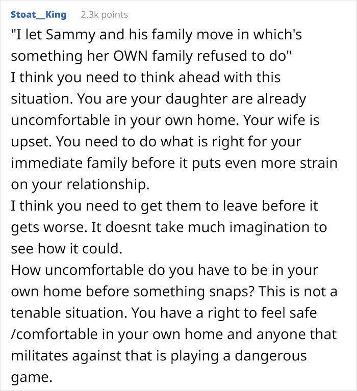 The Whole Situation Is Clearly Uncomfortable for OP and His Daughter.