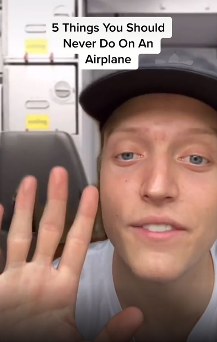 Furthermore, he posted a couple of TikToks where he listed practices that he considers superfluously unsafe.