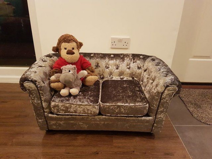 12. Tiny couch? Check.