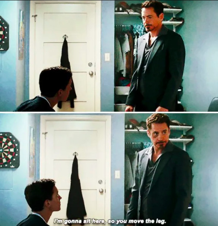 The actor had missed his cue.