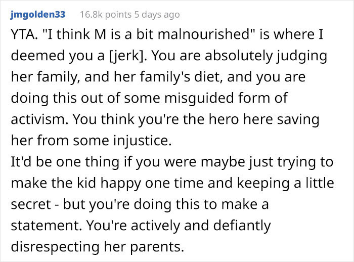 Actively and Defiantly Disrespecting Her Parents