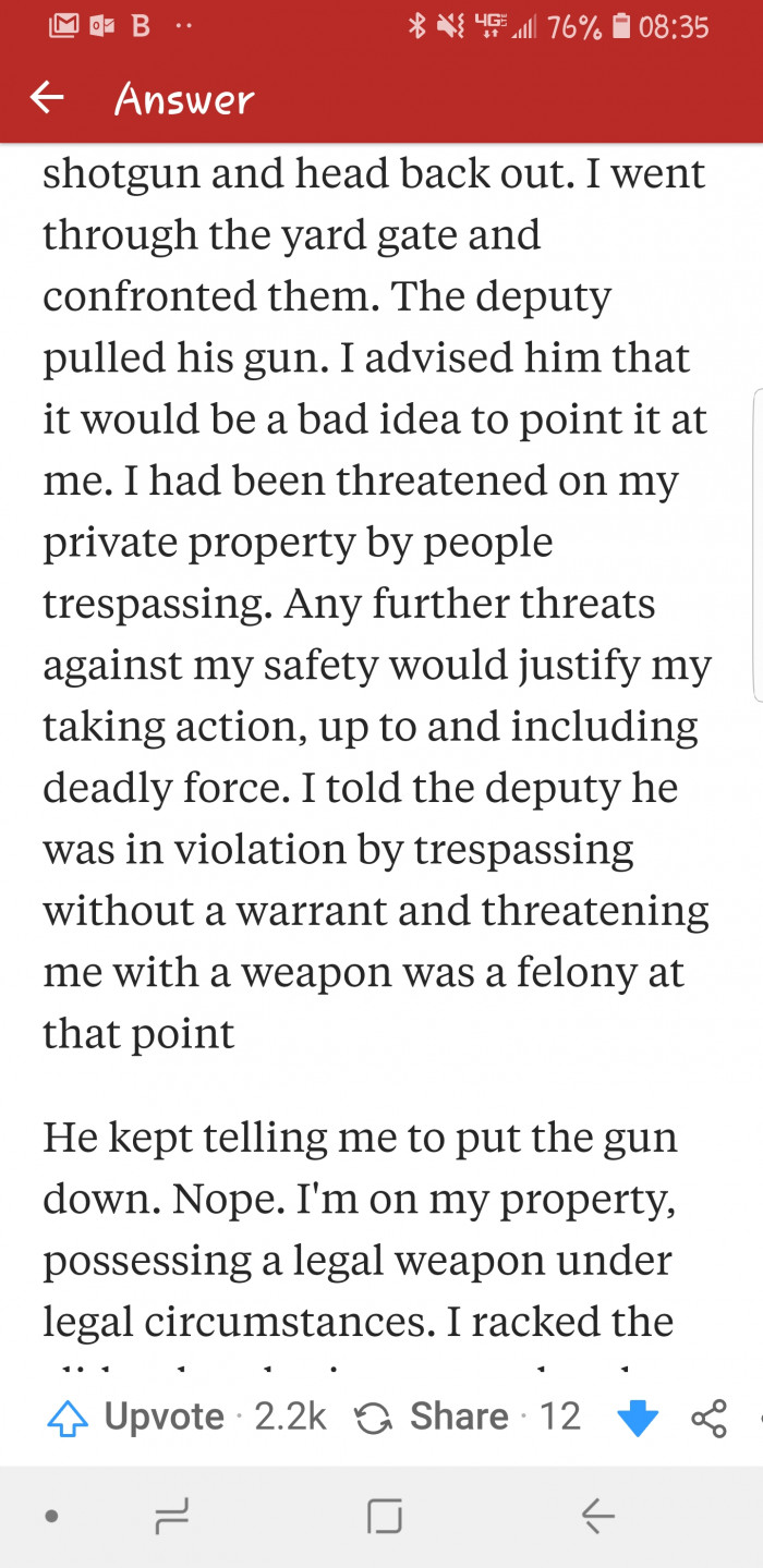 This is where the story starts getting extravagant.