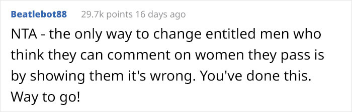 And this is how people commented: