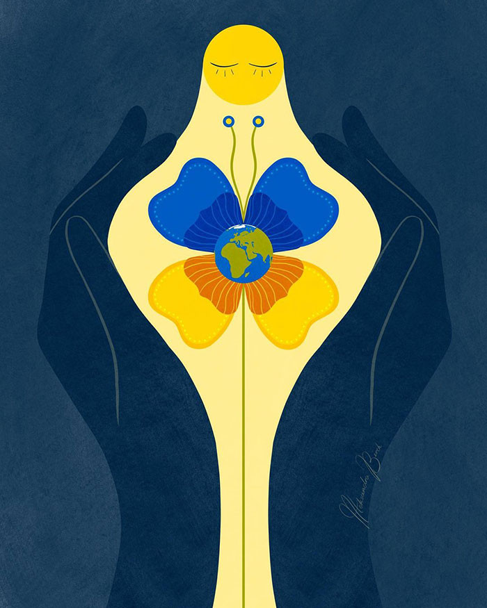 Holding hope for terrified Ukraine