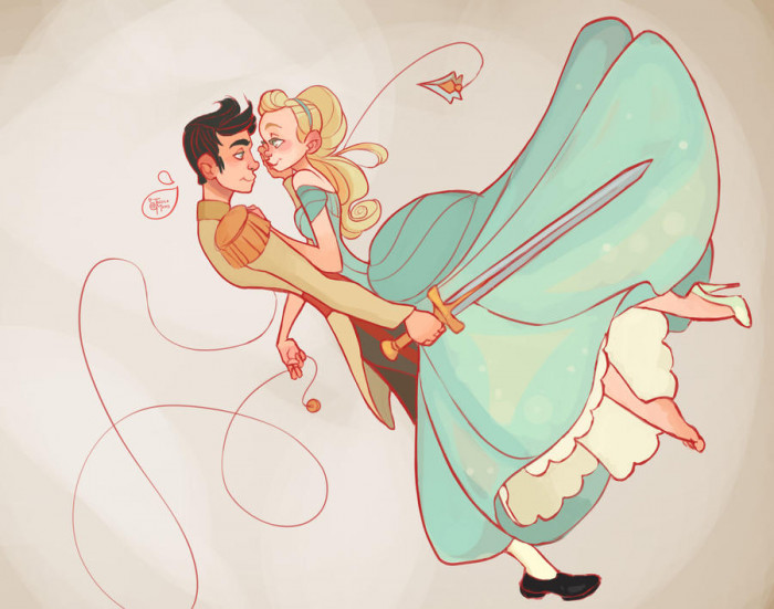 7. Cinderella and Prince Charming