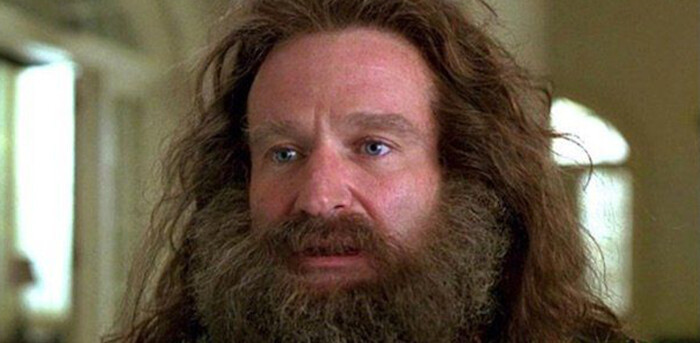 9. Robin Williams as Hagrid.
