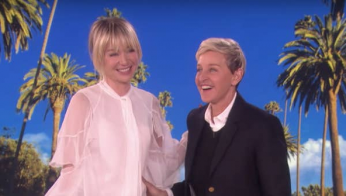 Portia de Rossi vs. Ellen DeGeneres. With a 19-season talk show, it's only natural for Ellen to win the popularity poll.