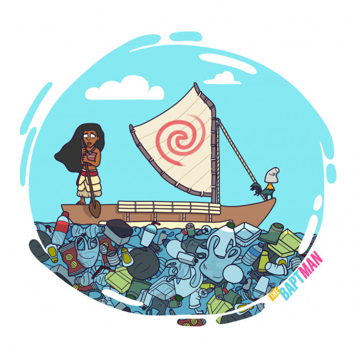 #3 Moana Discovering The Seventh Continent—Land Full Of Trash