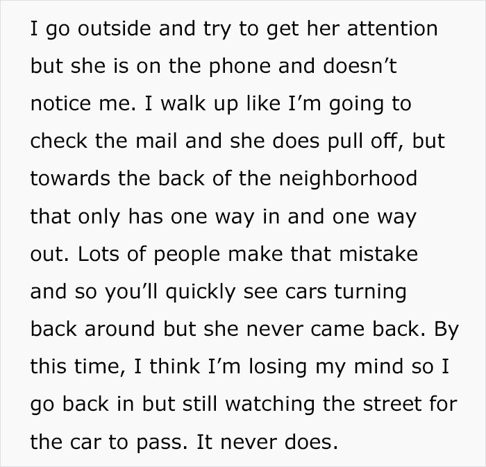 Trying to get her attention