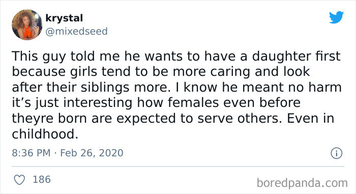 7. Girls are meant to start early, aren't they?