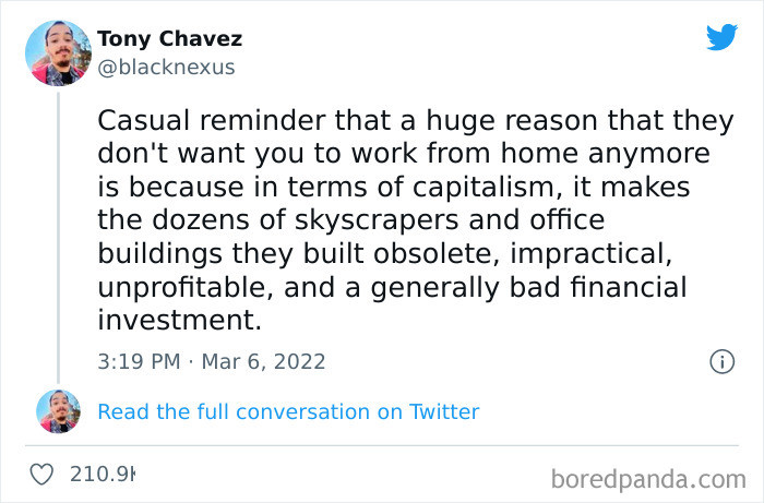 7. Office buildings will become obsolete.